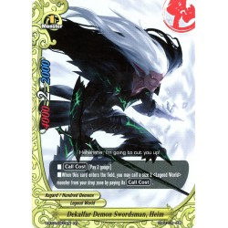 Buddyfight card H-BT01/0013EN Dekalfar Demon Swordsman, Heim  RR  Monster 