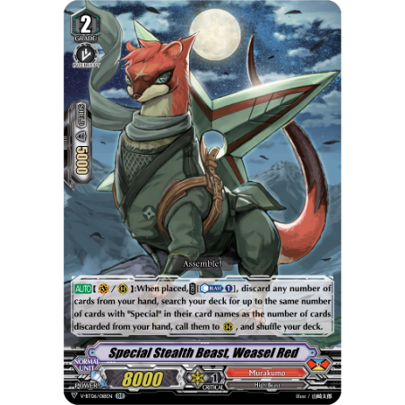 Vanguard_TCG_card_V-BT06_018EN_RR_Special_Stealth_Beast_Weasel_Red_Phantasmal_Steed_Restoration