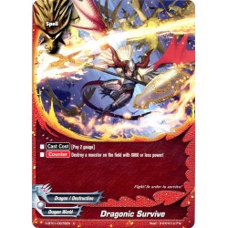 Buddyfight card H-BT01/0075EN Dragonic Survive  C  Spell 