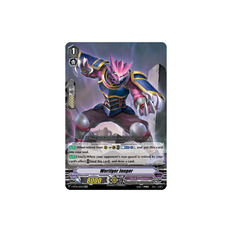 Vanguard_TCG_card_V-BT06_022EN_RR_Wertiger_Jaeger_Phantasmal_Steed_Restoration