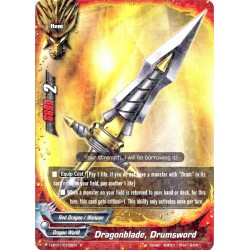 Buddyfight card H-BT01/0109EN Dragonblade, Drumsword  R  Item 