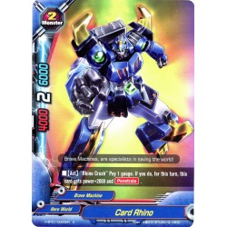 Buddyfight card Foil H-BT01/0060EN Card Rhino  Foil  Monster 