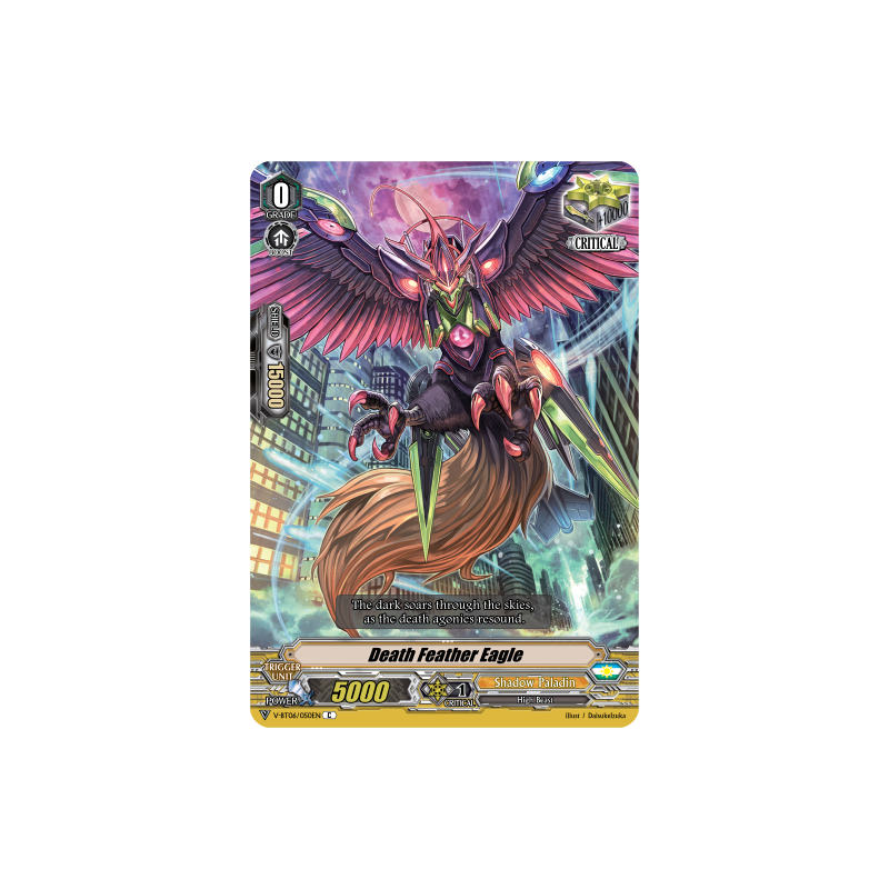 Vanguard_TCG_card_V-BT06_050EN_C_Death_Feather_Eagle_Phantasmal_Steed_Restoration