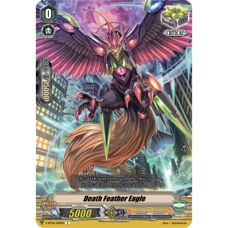 Vanguard_TCG_card_V-BT06_050EN_C_Death_Feather_Eagle_Phantasmal_Steed_Restoration