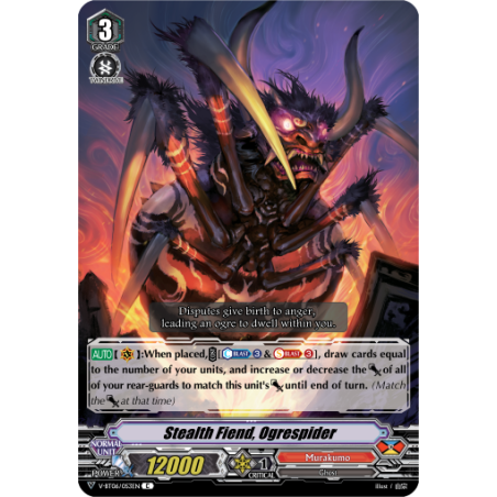 Vanguard_TCG_card_V-BT06_053EN_C_Stealth_Fiend_Ogrespider_Phantasmal_Steed_Restoration