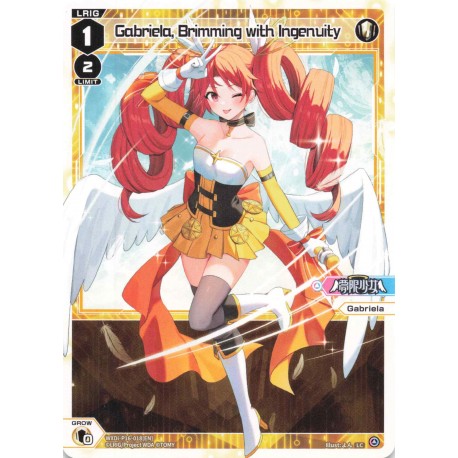 Wixoss card WXDi-P16-018[EN] Gabriela, Brimming with Ingenuity LC   Legendary DIVA