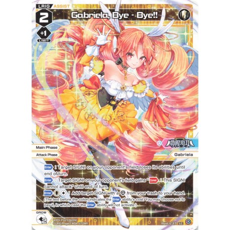 Wixoss card WXDi-P16-036[EN] Gabriela, Bye-Bye!! LC   Legendary DIVA
