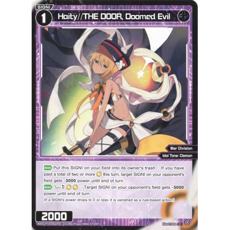 Wixoss card WXDi-P16-081[EN] Haity//THE DOOR, Doomed Evil  C   Legendary DIVA
