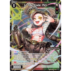 Wixoss card WXDi-P16-086P[EN] L - Mic, Code: Art  P/R   Legendary DIVA