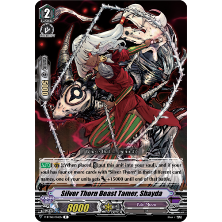 Vanguard_TCG_card_V-BT06_076EN_C_Silver_Thorn_Beast_Tamer_Shayda_Phantasmal_Steed_Restoration