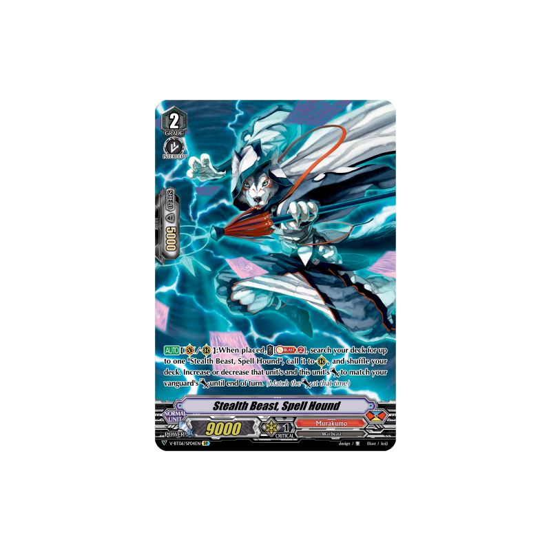 Vanguard_TCG_card_V-BT06_SP04EN_SP_Stealth_Beast_Spell_Hound_Phantasmal_Steed_Restoration