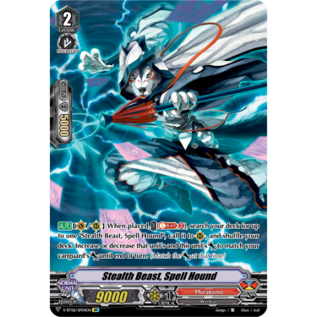 Vanguard_TCG_card_V-BT06_SP04EN_SP_Stealth_Beast_Spell_Hound_Phantasmal_Steed_Restoration