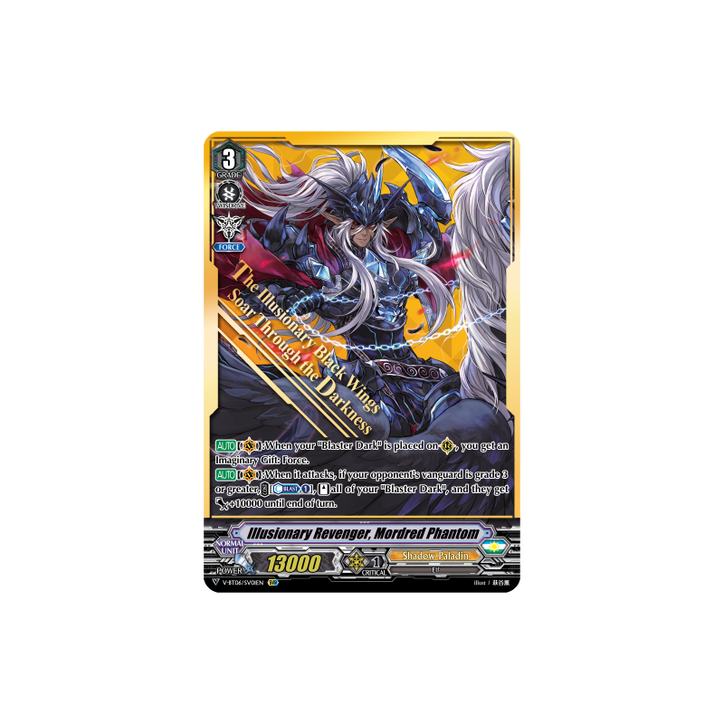 Vanguard_TCG_card_V-BT06_SV01EN_SVR_Illusionary_Revenger_Mordred_Phantom_Phantasmal_Steed_Restoration