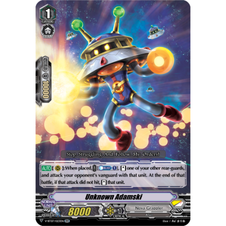 Vanguard_TCG_card_V-BT07_023EN_RR_Unknown_Adamski_Infinideity_Cradle