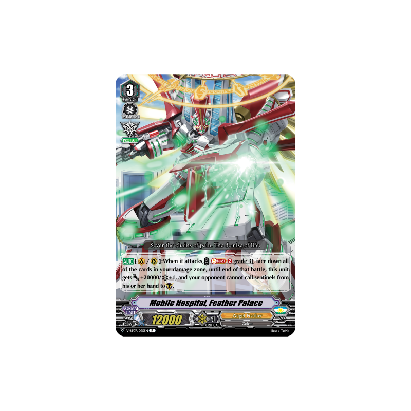 Vanguard_TCG_card_V-BT07_025EN_R_Mobile_Hospital_Feather_Palace_Infinideity_Cradle