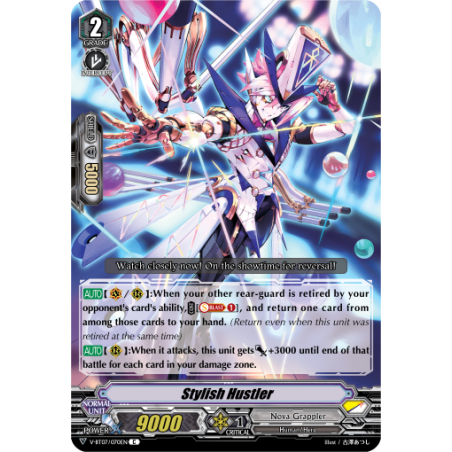 Vanguard_TCG_card_V-BT07_070EN_C_Stylish_Hustler_Infinideity_Cradle