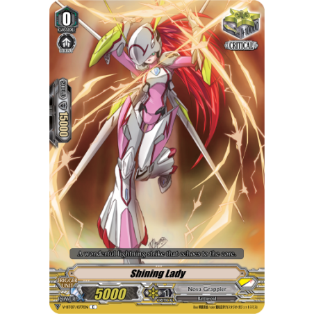 Vanguard_TCG_card_V-BT07_077EN_C_Shining_Lady_Infinideity_Cradle
