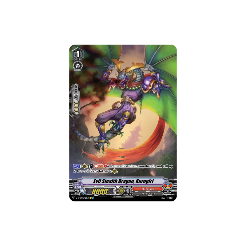 Vanguard_TCG_card_V-BT07_SP06EN_SP_Evil_Stealth_Dragon_Kurogiri_Infinideity_Cradle