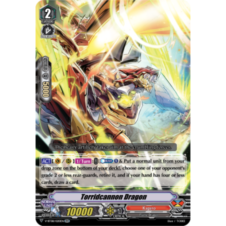Vanguard_TCG_card_V-BT08_020EN_RR_Torridcannon_Dragon_Silverdust_Blaze