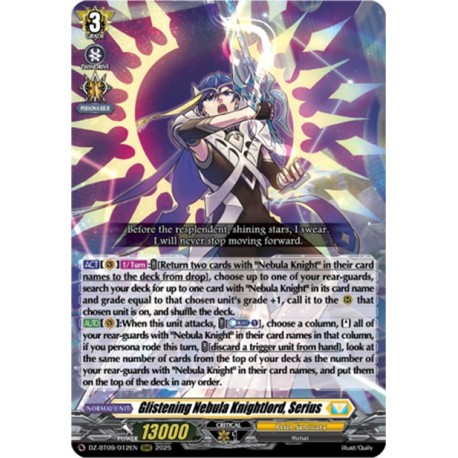 Cardfight_Vanguard_card_DZ-BT09_012EN_RRR_Glistening_Nebula_Knightlord_Serius_Super_Brave_Detonation