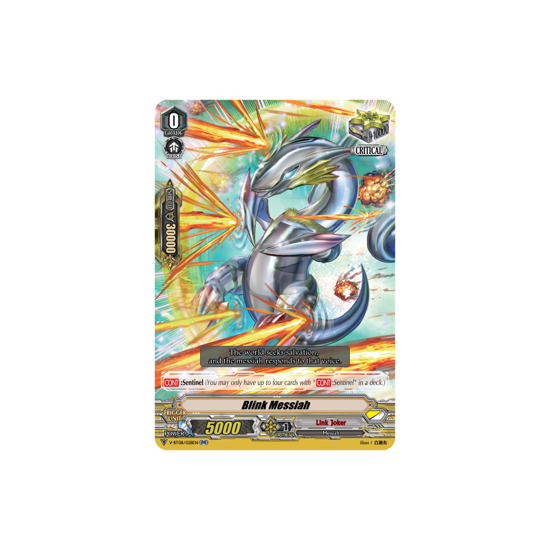 Vanguard_TCG_card_V-BT08_028EN_RR_Blink_Messiah_Silverdust_Blaze