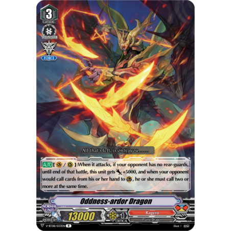 Vanguard_TCG_card_V-BT08_033EN_R_Oddness-ardor_Dragon_Silverdust_Blaze