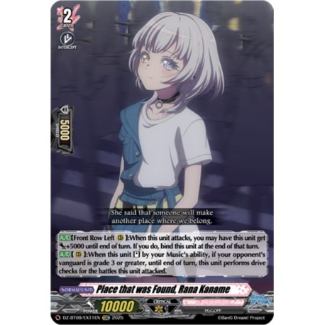 Cardfight_Vanguard_card_DZ-BT09_EX11EN_EXC_Place_that_was_Found_Rana_Kaname_Super_Brave_Detonation