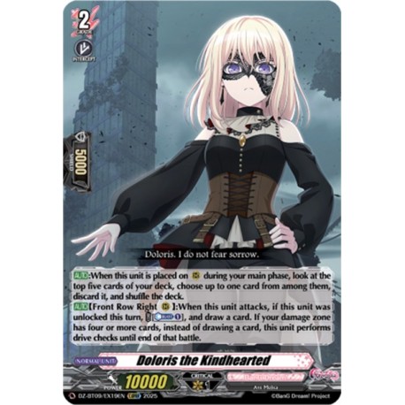 Cardfight_Vanguard_card_DZ-BT09_EX19EN_EXRRR_Doloris_the_Kindhearted_Super_Brave_Detonation
