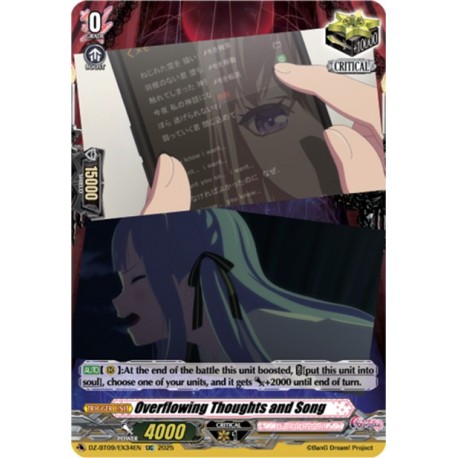 Cardfight_Vanguard_card_DZ-BT09_EX34EN_EXC_Overflowing_Thoughts_and_Song_Super_Brave_Detonation
