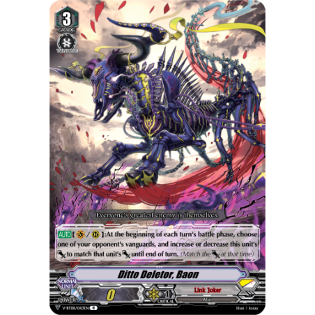 Vanguard_TCG_card_V-BT08_043EN_R_Ditto_Deletor_Baon_Silverdust_Blaze