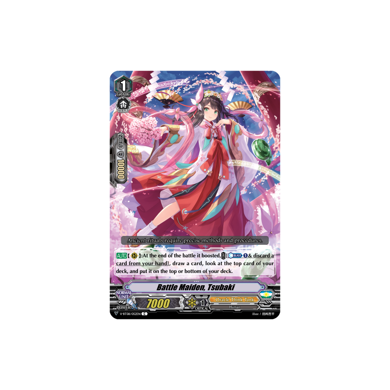 Vanguard_TCG_card_V-BT08_052EN_C_Battle_Maiden_Tsubaki_Silverdust_Blaze