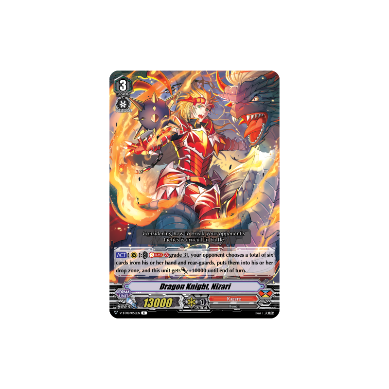 Vanguard_TCG_card_V-BT08_058EN_C_Dragon_Knight_Nizari_Silverdust_Blaze