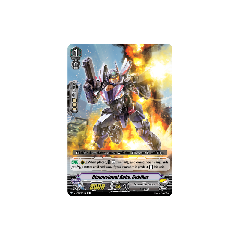 Vanguard_TCG_card_V-BT08_071EN_C_Dimensional_Robo_Gobiker_Silverdust_Blaze