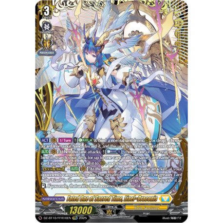 Vanguard_TCG_card_DZ-BT10_FFR10EN_FFR_Fated_One_of_Sacred_Time_Liael=Draconis_Dragonsoul_Resonance