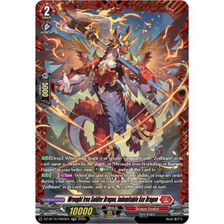 Vanguard_TCG_card_DZ-BT10_FR03EN_FR_Wrought_Iron_Soldier_Dragon_Indomitable_Axe_Dragon_Dragonsoul_Resonance