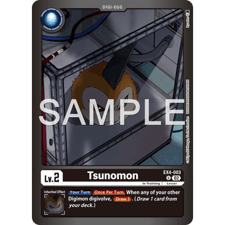 Digimon_TCG_LM-06_EX4-003_Tsunomon_Alternative_Art_Limited_Card_Pack_Billion_Bullet_Card_Game