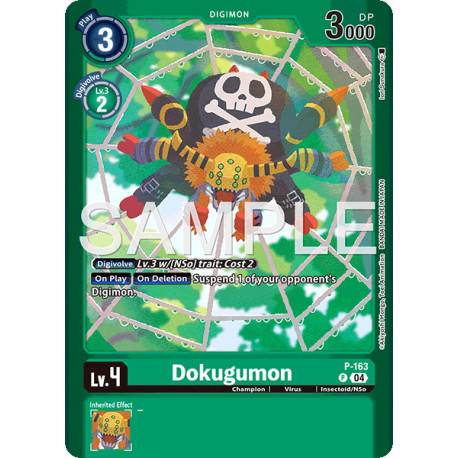 Digimon_TCG_LM-06_P-163_Dokugumon_Alternative_Art_Limited_Card_Pack_Billion_Bullet_Card_Game