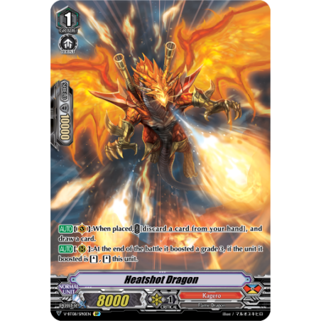 Vanguard_TCG_card_V-BT08_SP10EN_SP_Heatshot_Dragon_Silverdust_Blaze