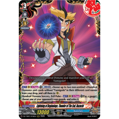Vanguard_TCG_card_DZ-TB01_019EN_RR_Lightning_of_Beginnings_Thunder_of_The_End_Ikazuchi_Future_Card_Buddyfight
