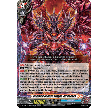 Vanguard_TCG_card_DZ-TB01_043EN_RR_Demonic_Demise_Dragon_Azi_Dahaka_Future_Card_Buddyfight