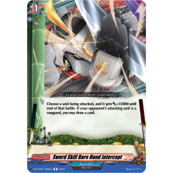 Vanguard_TCG_card_DZ-TB01_066EN_R_Sword_Skill_Bare_Hand_Intercept_Future_Card_Buddyfight