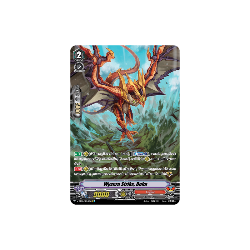 Vanguard_TCG_card_V-BT08_SP24EN_SP_Wyvern_Strike_Doha_Silverdust_Blaze