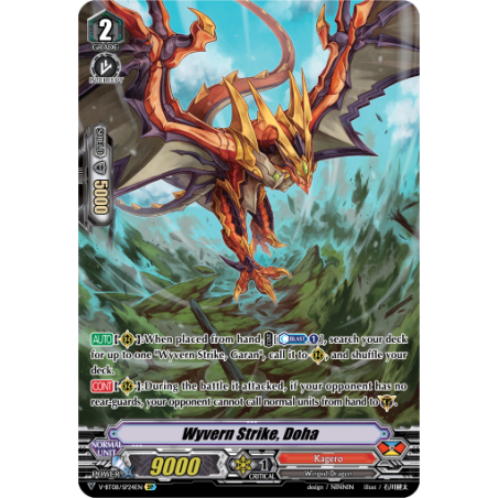 Vanguard_TCG_card_V-BT08_SP24EN_SP_Wyvern_Strike_Doha_Silverdust_Blaze