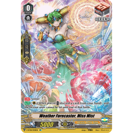 Vanguard_TCG_card_V-BT08_SP28EN_SP_Weather_Forecaster_Miss_Mist_Silverdust_Blaze