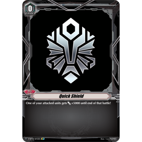 Vanguard_TCG_card_V-BT08_SP33EN_SP_Quick_Shield_Silverdust_Blaze
