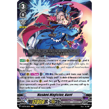 Vanguard_TCG_card_V-BT09_001EN_VR_Masked_Magician_Harri_Butterfly_d’Moonlight
