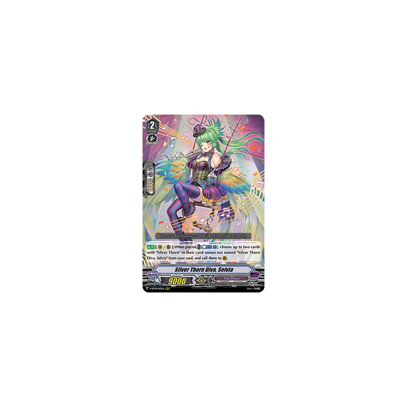 Vanguard_TCG_card_V-BT09_012EN_RRR_Silver_Thorn_Diva_Selvia_Butterfly_d’Moonlight