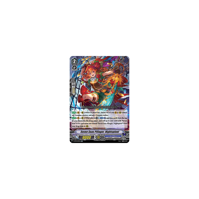 Vanguard_TCG_card_V-BT09_027EN_RR_Seven_Seas_Pillager_Nightspinel_Butterfly_d’Moonlight