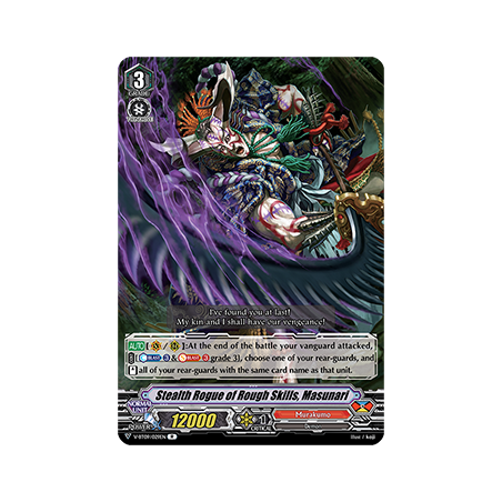 Vanguard_TCG_card_V-BT09_029EN_R_Stealth_Rogue_of_Rough_Skills_Masunari_Butterfly_d’Moonlight