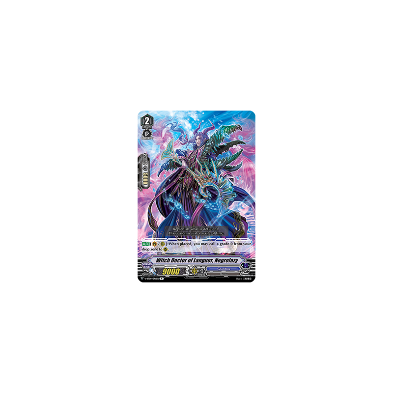Vanguard_TCG_card_V-BT09_046EN_R_Witch_Doctor_of_Languor_Negrolazy_Butterfly_d’Moonlight